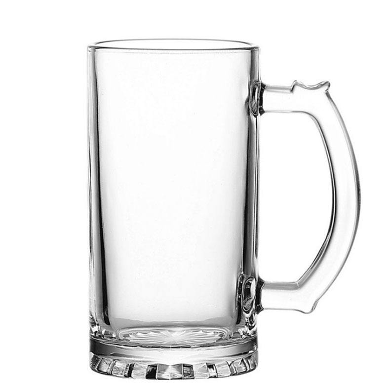 Custom 16oz 450ml Glass Beer Steins Mugs with Handle